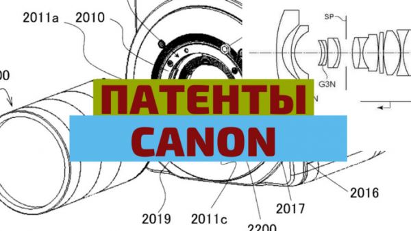 Запатентован объектив Canon RF 16-28mm F/2.8